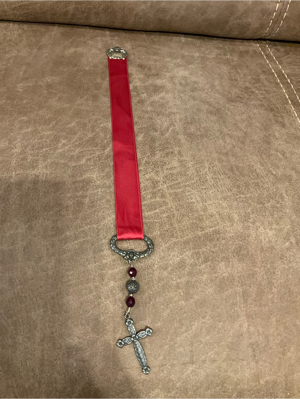 Red Ribbon Cross Bookmark